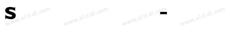 Secondary typeface字体转换 Secondary typeface字体转换